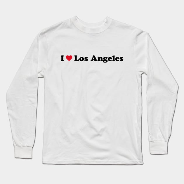 I Love Los Angeles Long Sleeve T-Shirt by Novel_Designs